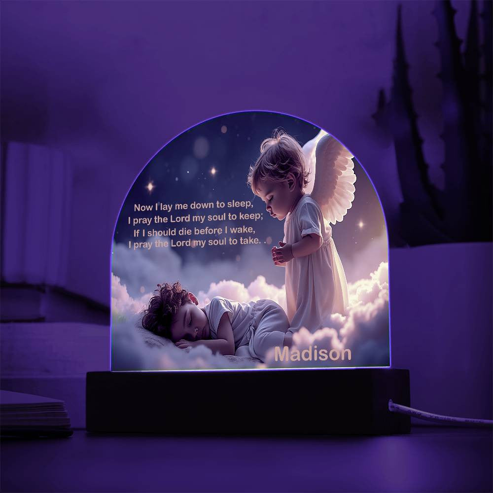 Personalized Children's LED Base Dome Acrylic Plaque