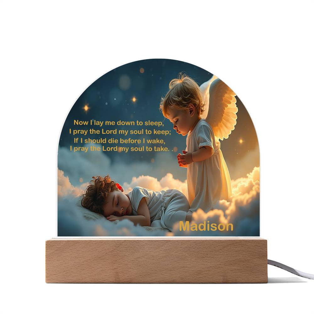 Personalized Children's LED Base Dome Acrylic Plaque