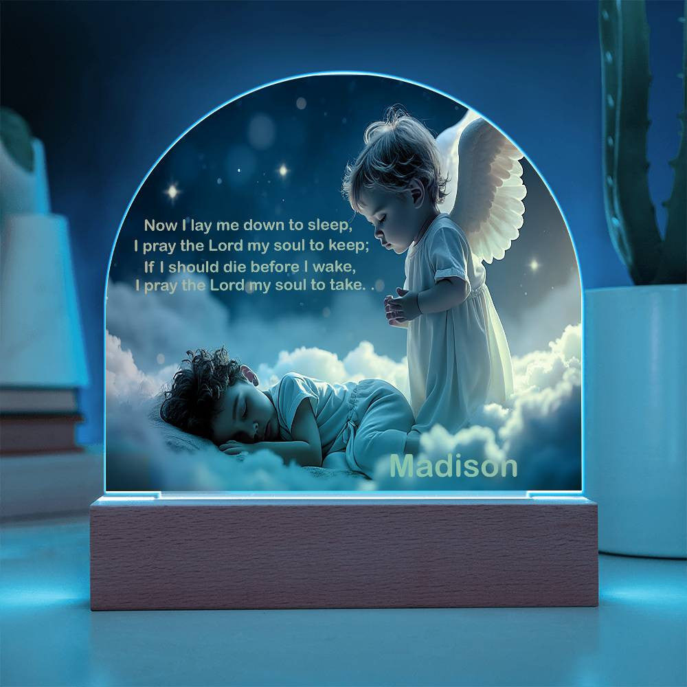 Personalized Children's LED Base Dome Acrylic Plaque