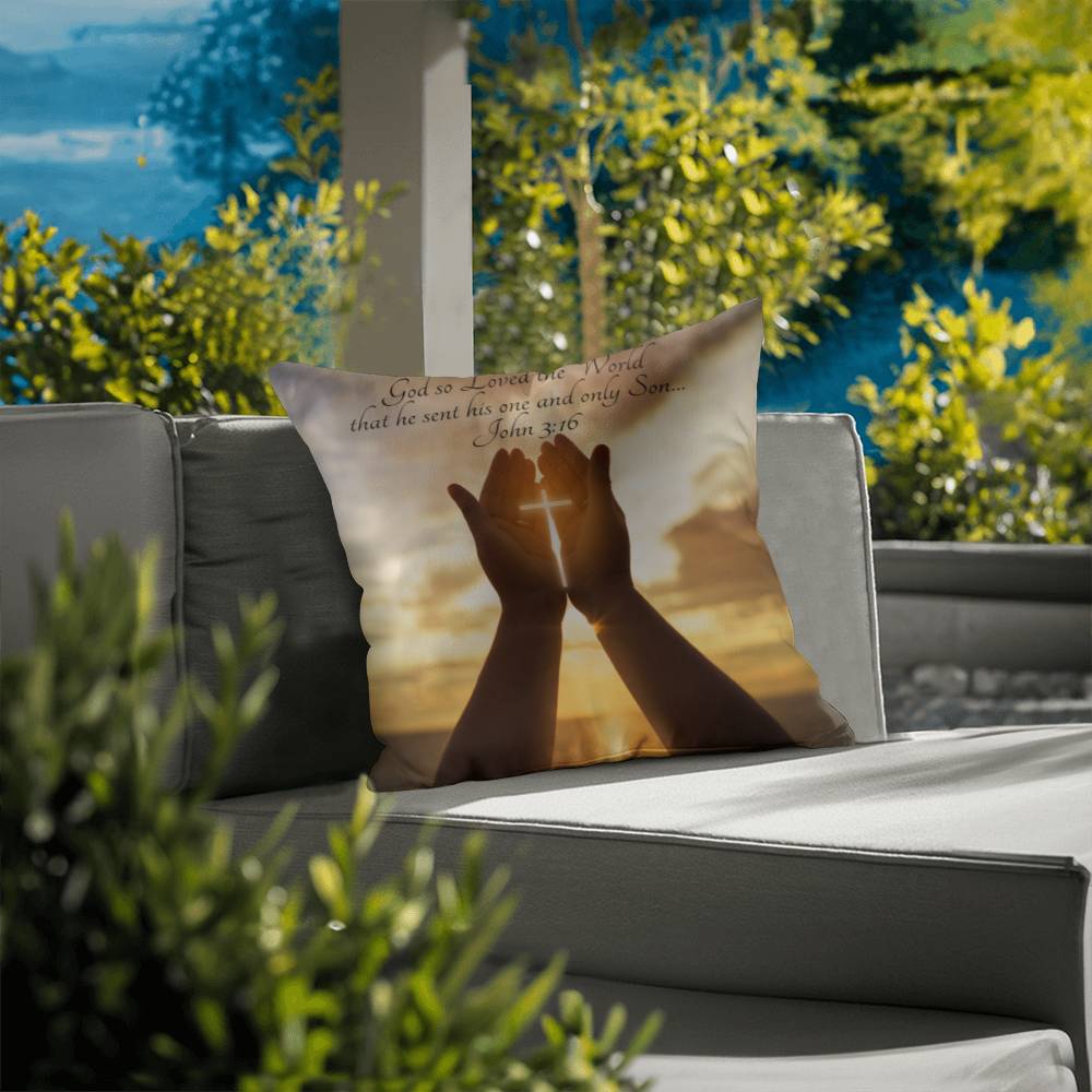 Bible Verse Faith in God Religious Inspirational Gift Pillow with Insert 161pi