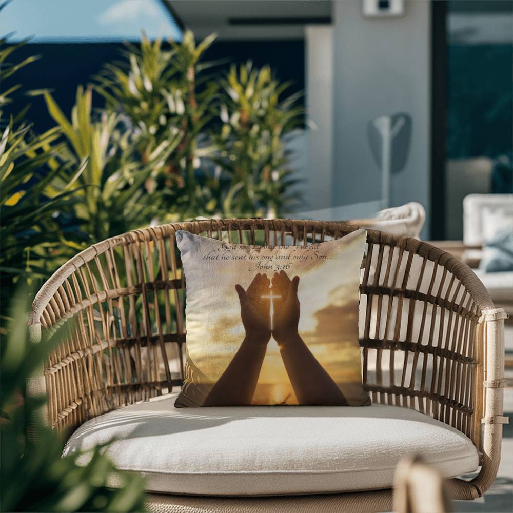 Bible Verse Faith in God Religious Inspirational Gift Pillow with Insert 161pi