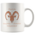 Aries Personalized 11oz White Coffee Mug