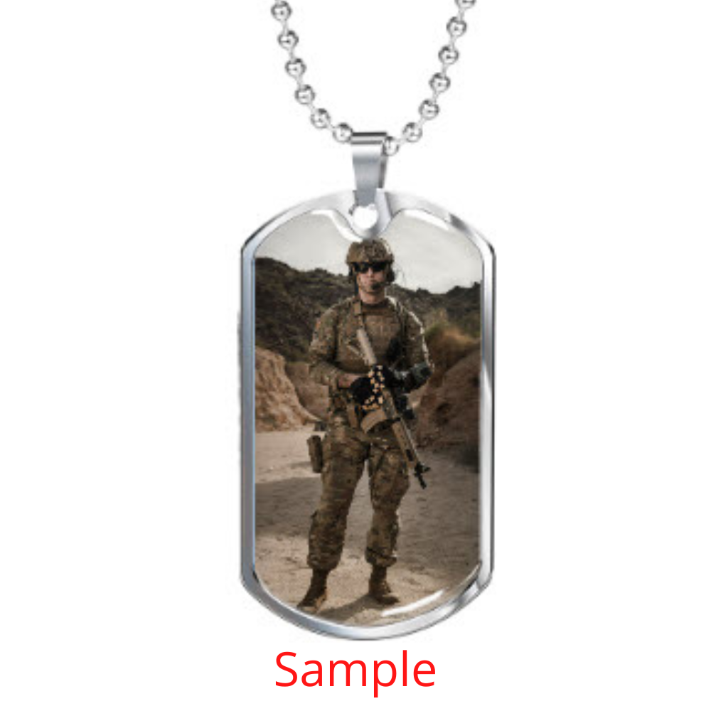 Dog Tags Customized Engravable and Personalized Photo 146dt