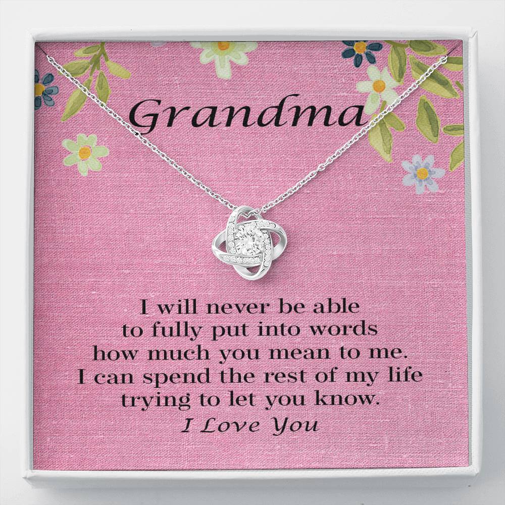 Grandma Necklace, Unique Gift  Dainty Jewelry, Grandma Gift for Birthday Christmas Mother's Day and Grandparents Day Jewelry Gift 101c