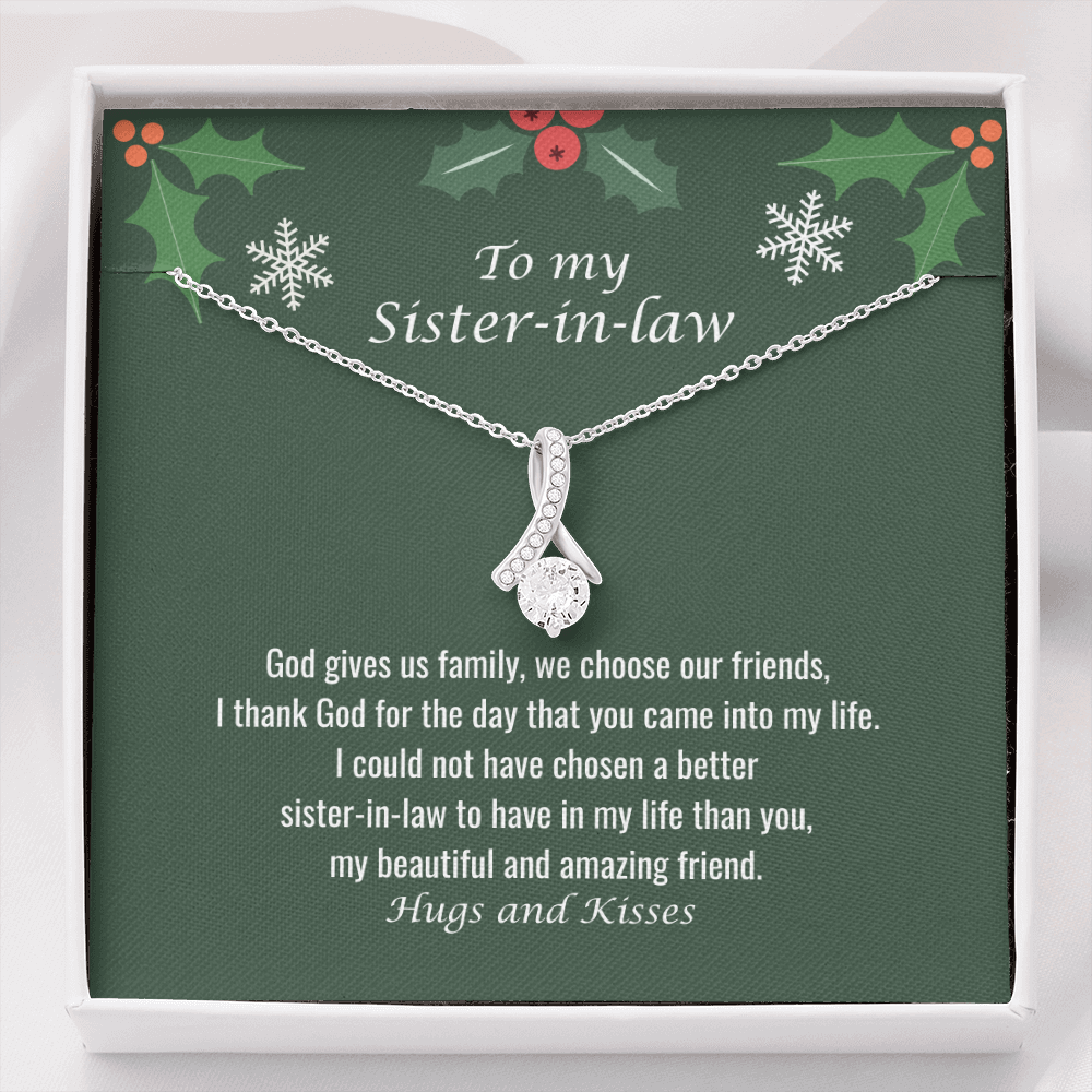 Sentimental Gifts for Sister in Law, Bonus Sister, Sister in Law Birthday Gift, Christmas Gift 109xa