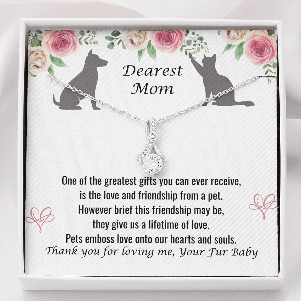 Condolence and Remembrance Gift for a Pet Loss, Bereavement Gift, Memorial Jewelry, Death of a Pet Sympathy Gift 105a