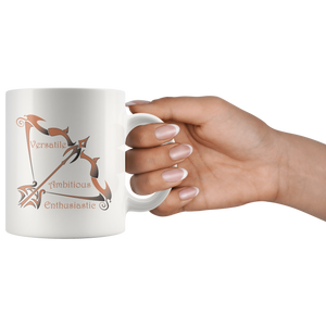 Sagittarius Personalized 11oz White Coffee Mug