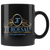 JT ROESAL 11oz Black Coffee Mug