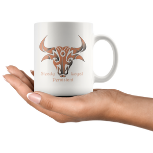 Taurus Personalized 11oz White Coffee Mug