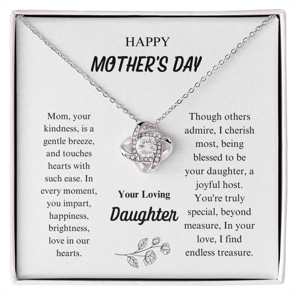 Meaningful Mother's Day Gift from Daughter Love Knot #156c