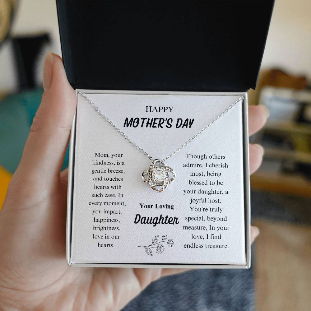 Meaningful Mother's Day Gift from Daughter Love Knot #156c