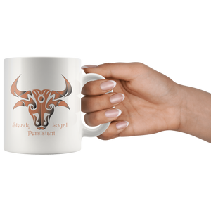 Taurus Personalized 11oz White Coffee Mug