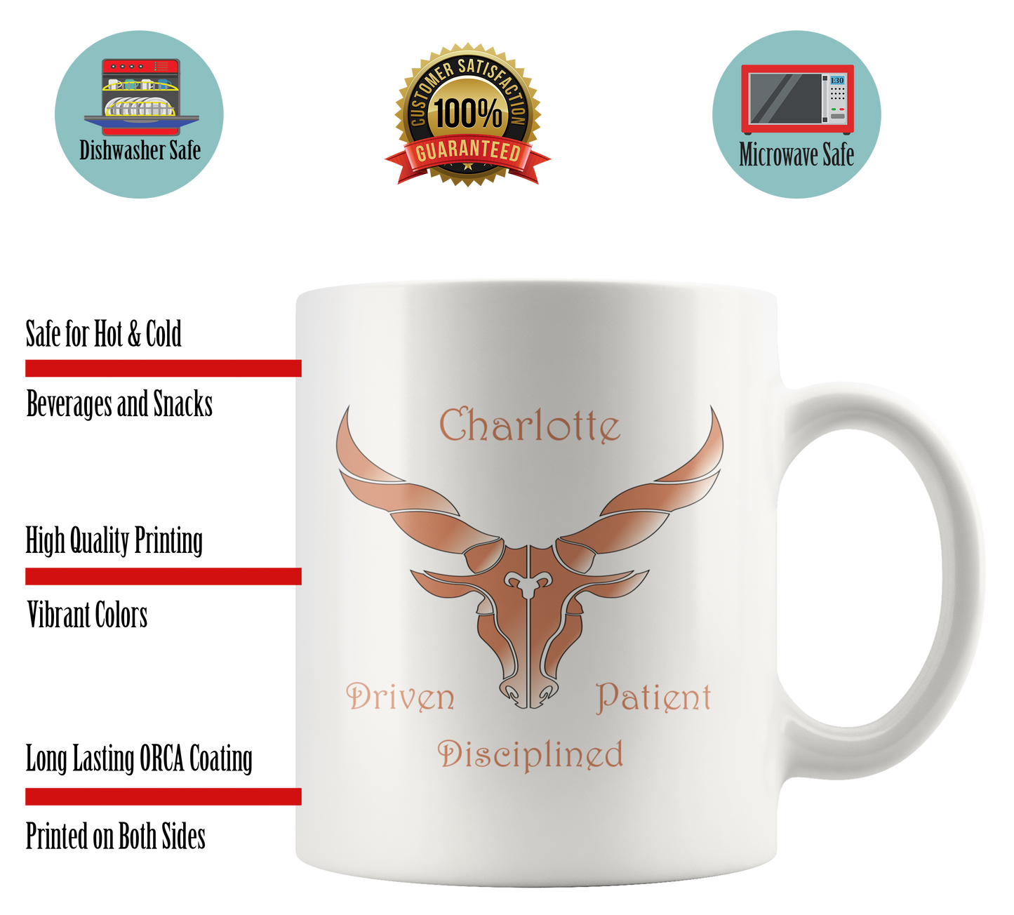 Capricorn Personalized 11oz White Coffee Mug