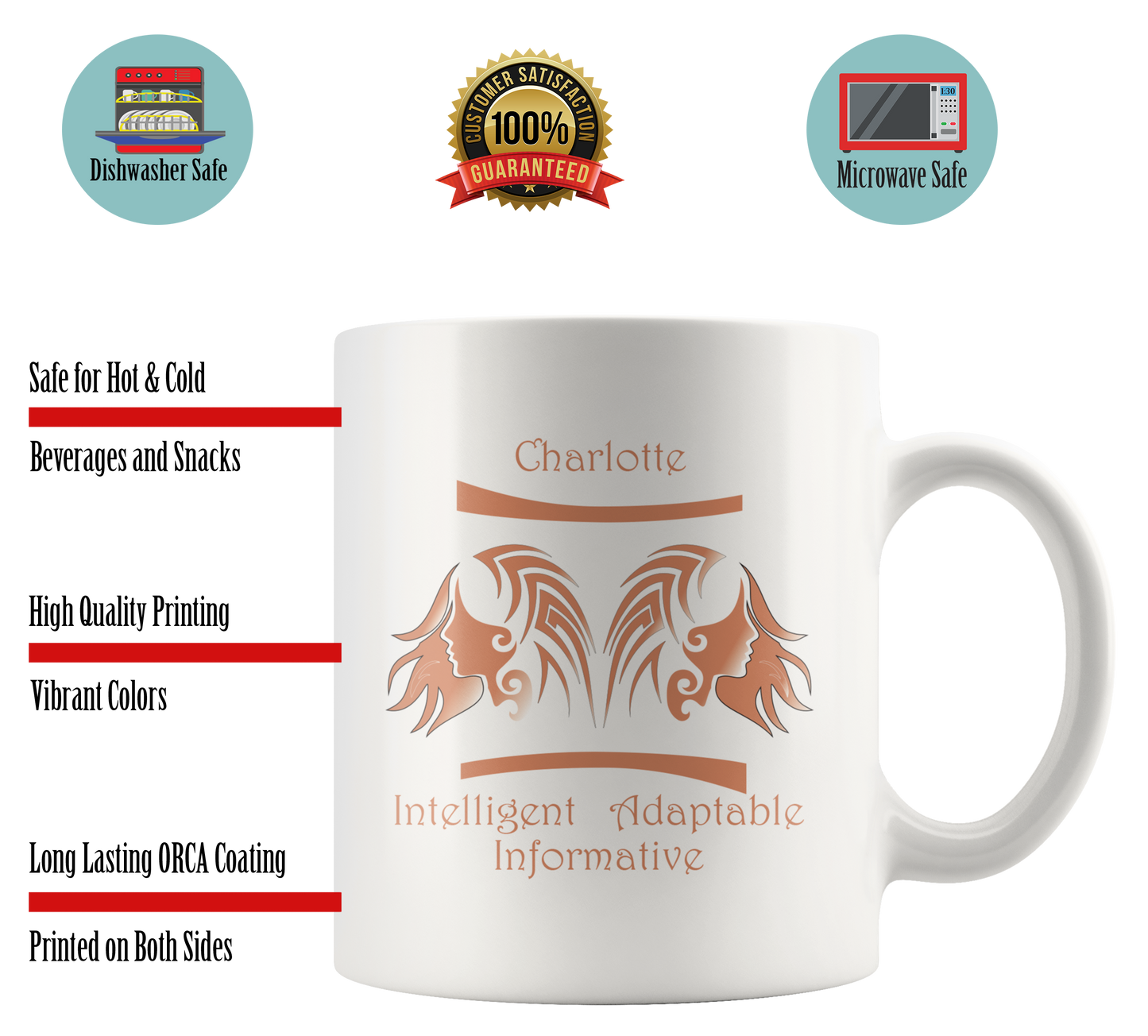 Gemini Personalized 11oz White Coffee Mug