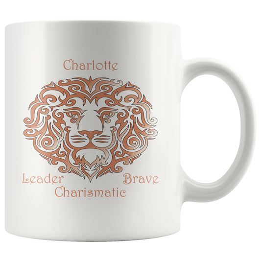 Leo Personalized 11oz White Coffee Mug