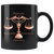 Libra Personalized 11oz Black Coffee Mug
