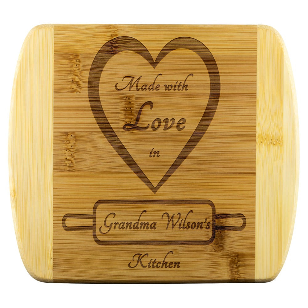 Grandma's Kitchen Custom Personalized Bamboo Cutting Boards