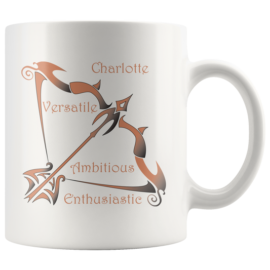 Sagittarius Personalized 11oz White Coffee Mug