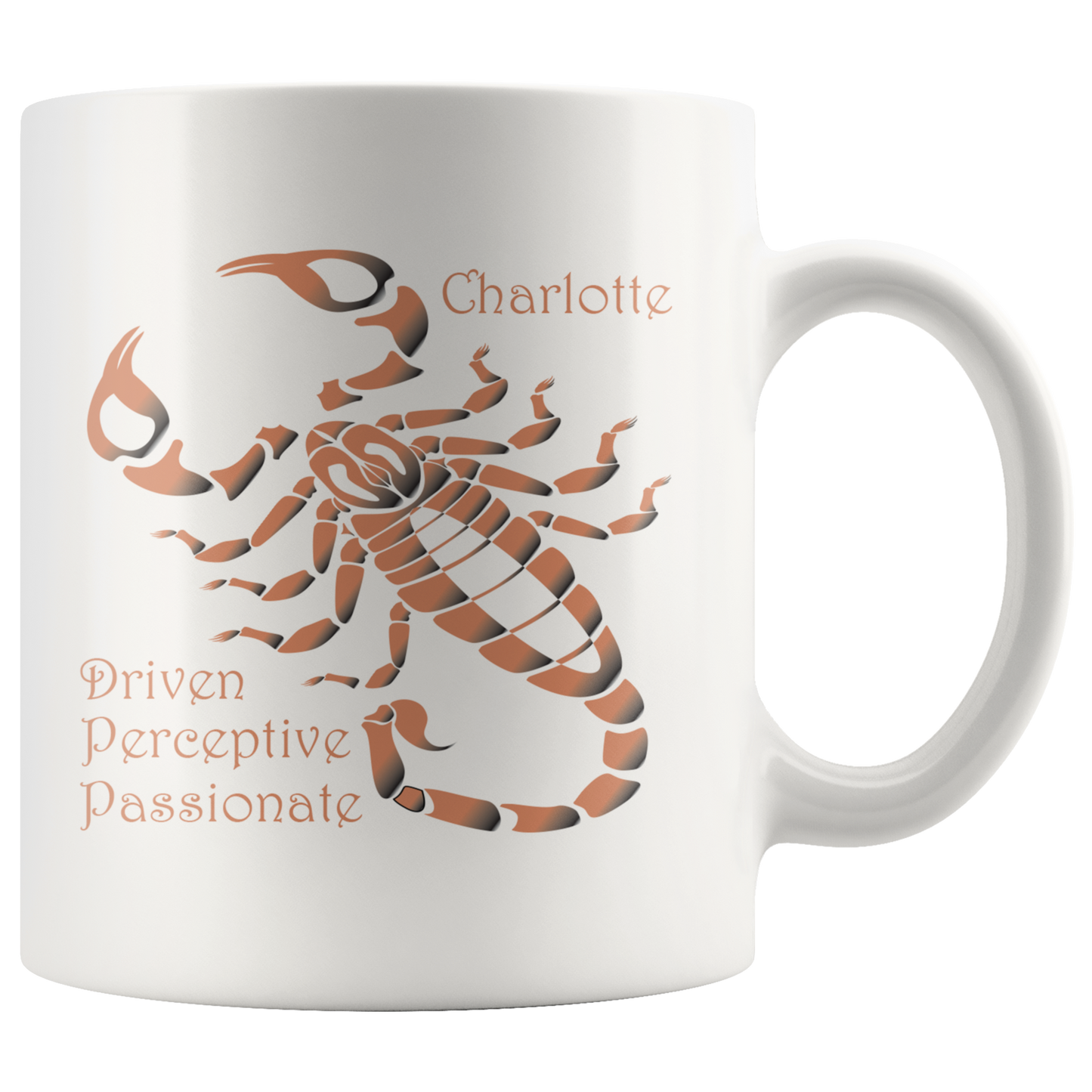 Scorpio Personalized 11oz White Coffee Mug