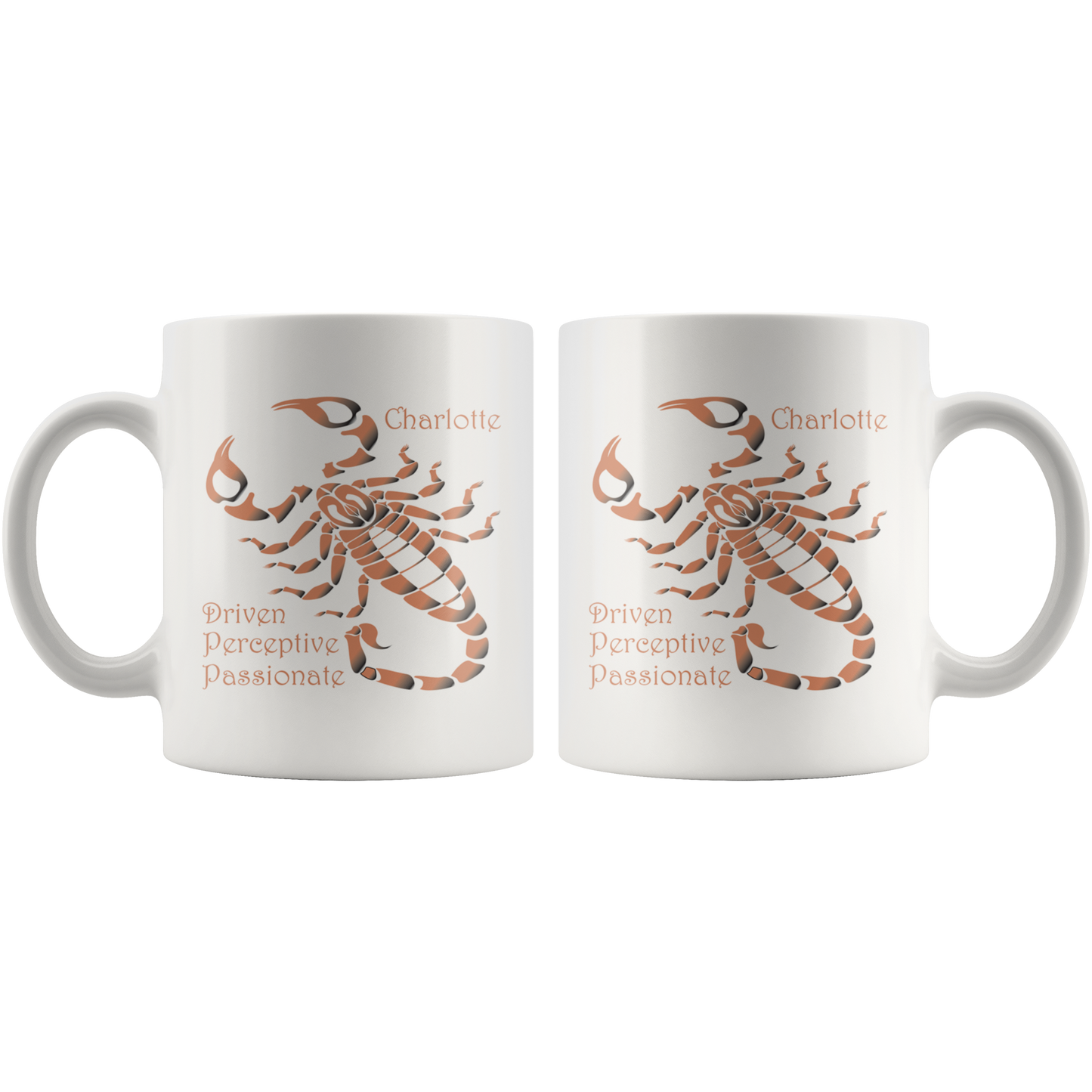 Scorpio Personalized 11oz White Coffee Mug