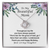 Happy Birthday Mom from Your Loving Daughter Necklace 150c - white gold