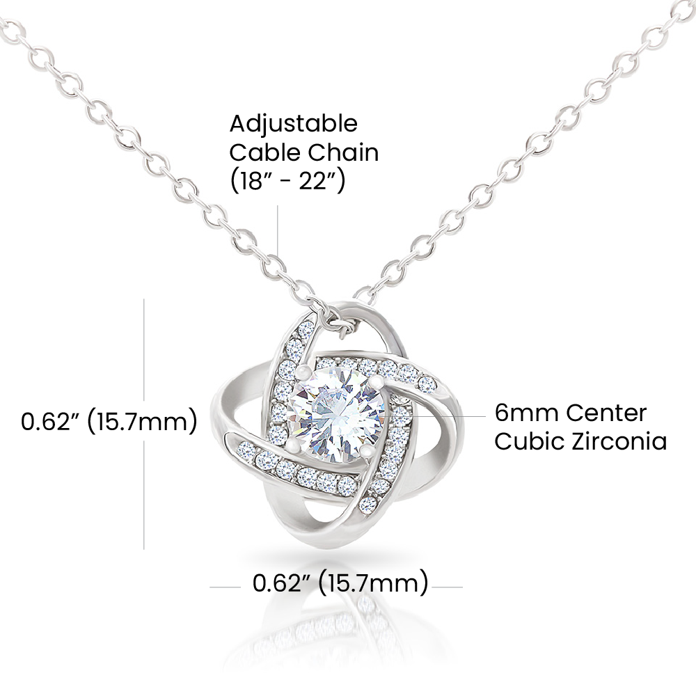 Happy Birthday Mom from Your Loving Daughter Necklace 150c