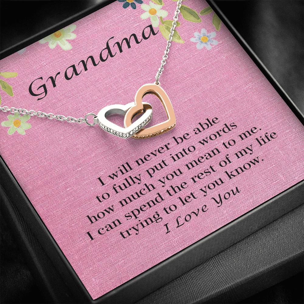 Grandma Gift Necklace, Great Dainty Jewelry Gift for Grandma's Birthday, Grandparents Day, Christmas, Mother's Day 101b