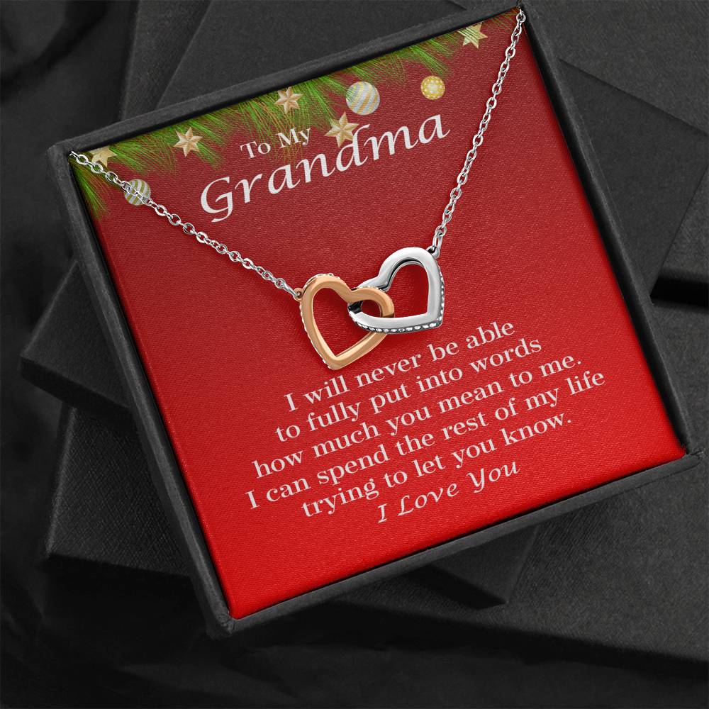 Christmas Grandma Necklace, Gift for Grandma, Grandma Jewelry, Grandma Birthday Christmas Gift, Only the Best Mom are Upgraded to Grandma 101xb
