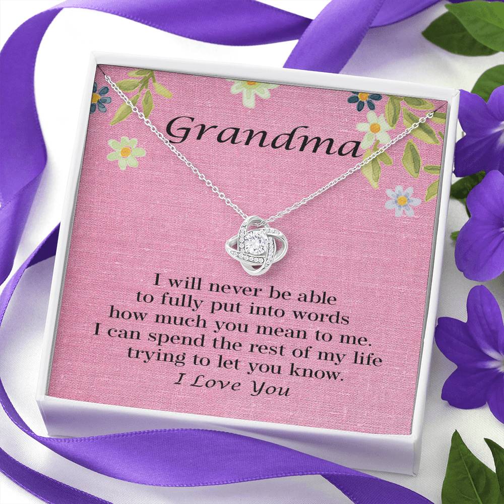 Grandma Gift Necklace, Unique Dainty Jewelry, Gift for Great Grandma, Birthday Christmas Grandparent Jewelry Gift for Grandmother 101c
