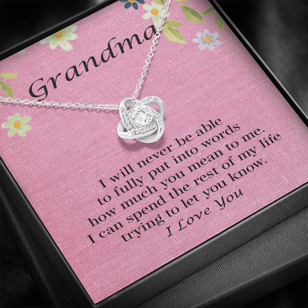 Grandma Necklace, Unique Gift  Dainty Jewelry, Grandma Gift for Birthday Christmas Mother's Day and Grandparents Day Jewelry Gift 101c