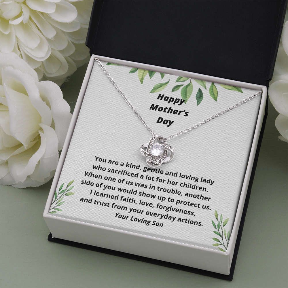 Meaningful Mother's Day Gift from Son, Thoughtful Present, Necklace Gift for Mom 127c