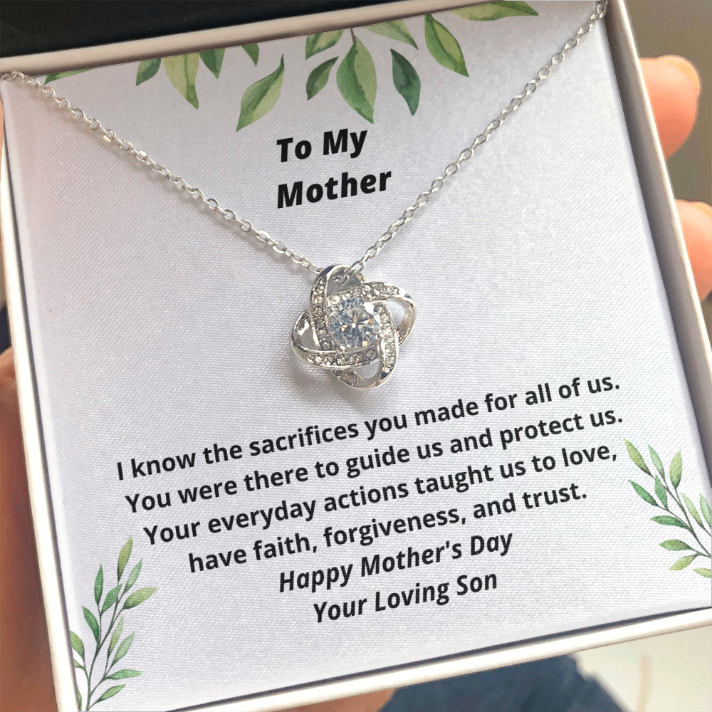 Mother's Day Gift,  Gifts for Mom, Necklaces for Mom, Thoughtful, Meaningful Gift from Son 129c