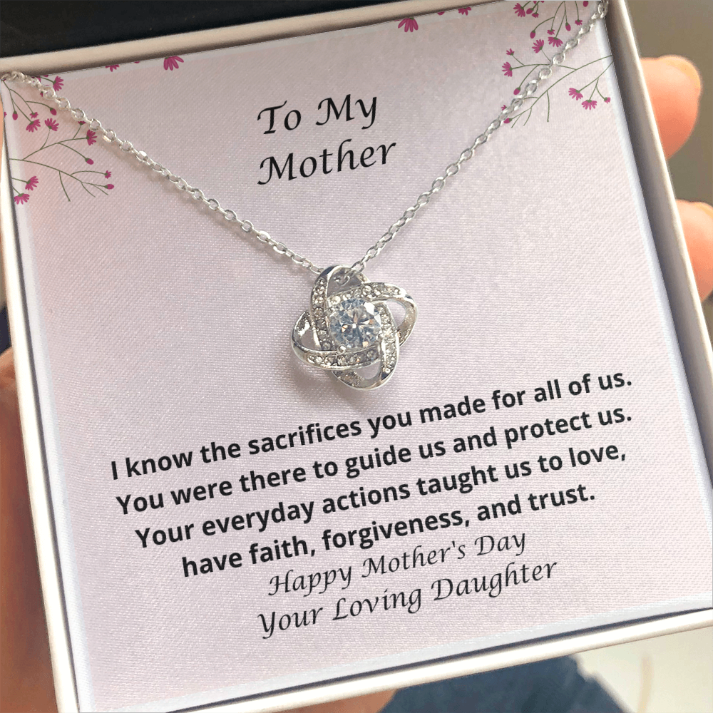Mother's Day Gift, Meaningful Gift from Daughter, Necklace for Mother's Day 128c