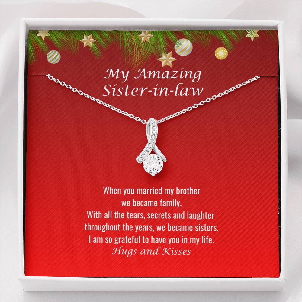 Sentimental Gifts for a Sister in Law, Friends Forever, Bonus Sister, Sister in Law Birthday Gift, Unbiological Sister, Christmas Gift 108xa