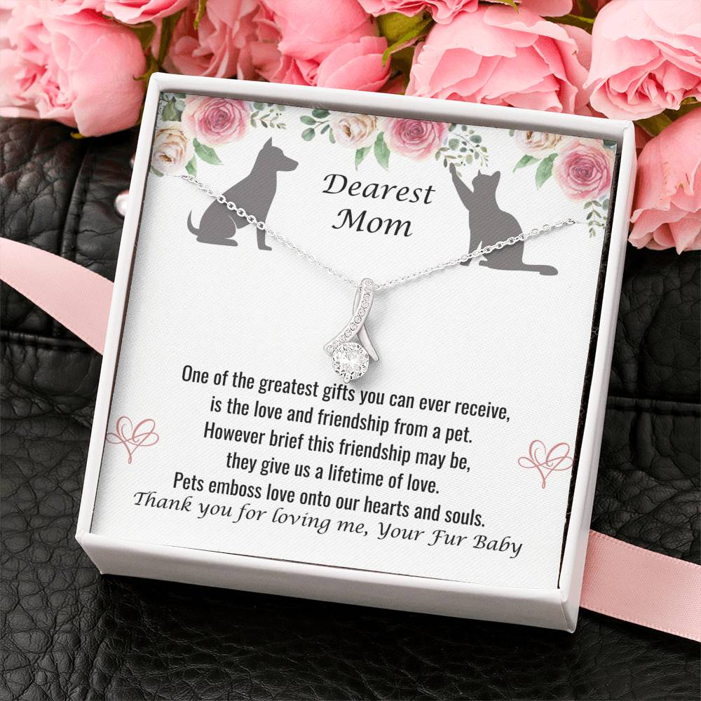 Condolence and Remembrance Gift for a Pet Loss, Bereavement Gift, Memorial Jewelry, Death of a Pet Sympathy Gift 105a