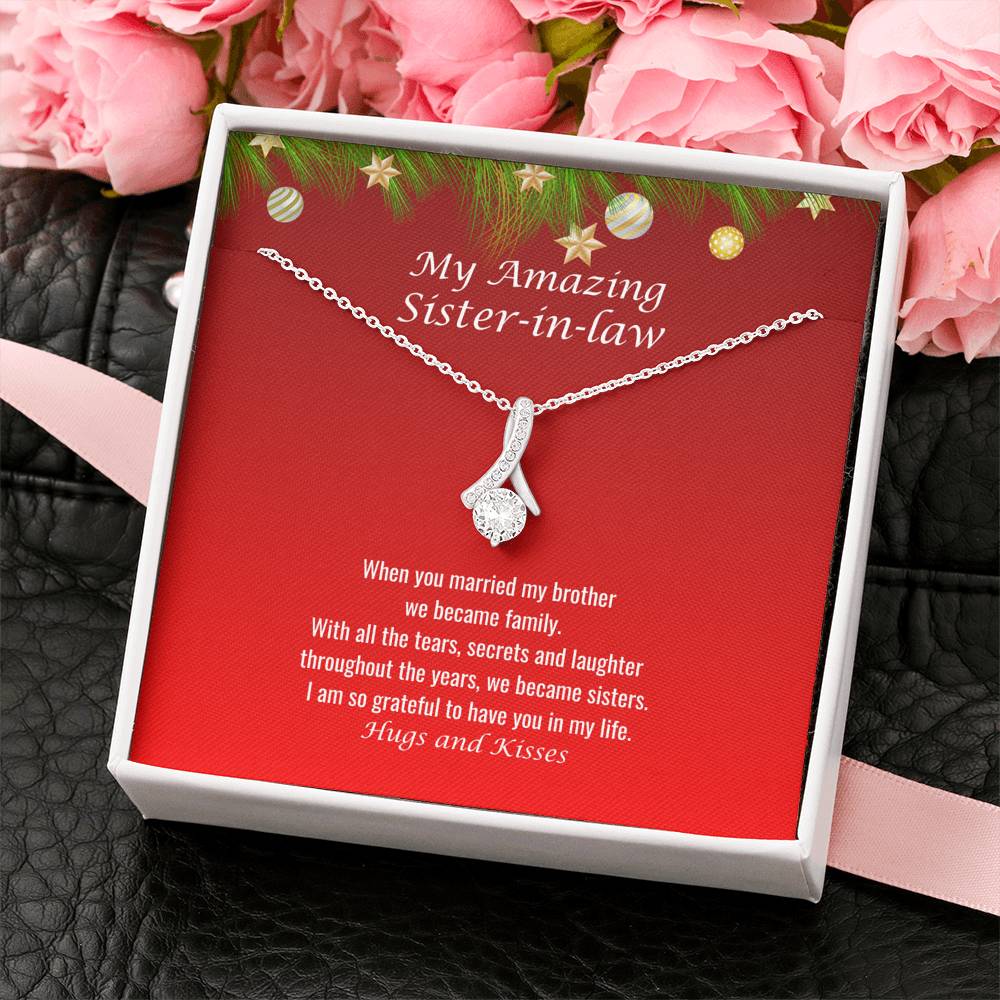 Sentimental Gifts for a Sister in Law, Friends Forever, Bonus Sister, Sister in Law Birthday Gift, Unbiological Sister, Christmas Gift 108xa