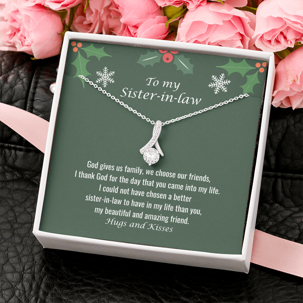 Sentimental Gifts for Sister in Law, Bonus Sister, Sister in Law Birthday Gift, Christmas Gift 109xa