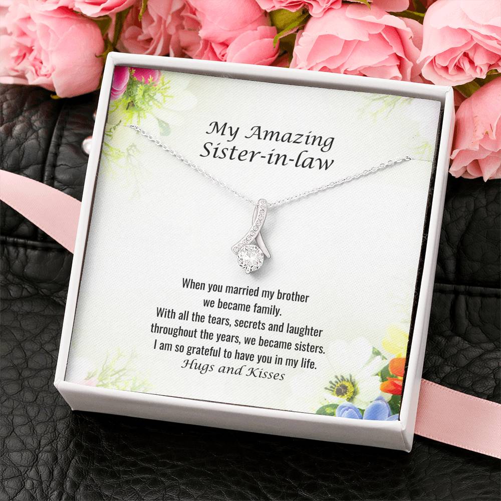 Sister in Law Sentimental Gift, Friends Forever, Bonus Sister, Sister in Law Birthday Gift, Soul Sister, Unbiological Sister 108a
