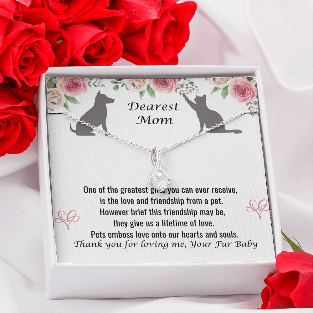 Condolence and Remembrance Gift for a Pet Loss, Bereavement Gift, Memorial Jewelry, Death of a Pet Sympathy Gift 105a