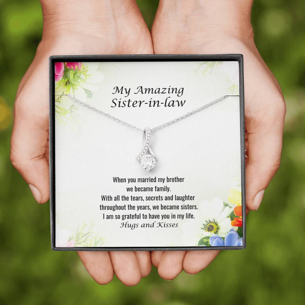 Sister in Law Sentimental Gift, Friends Forever, Bonus Sister, Sister in Law Birthday Gift, Soul Sister, Unbiological Sister 108a