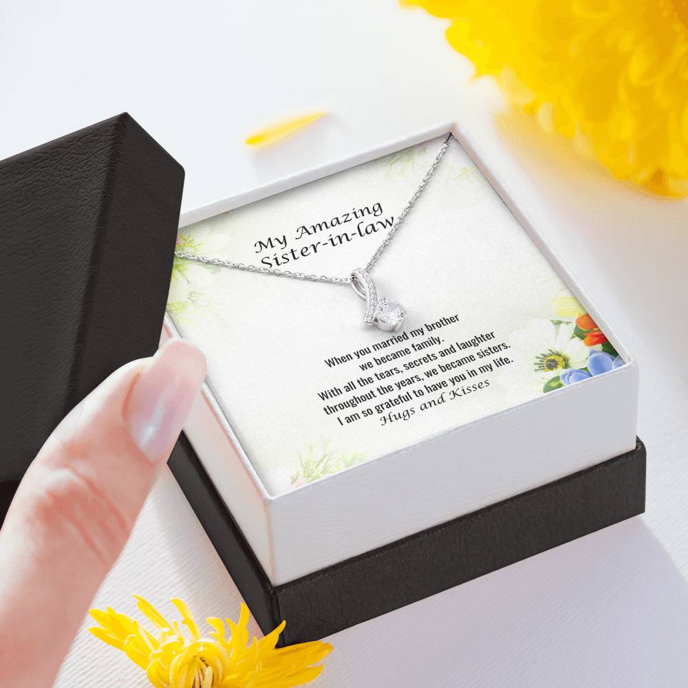 Sister in Law Sentimental Gift, Friends Forever, Bonus Sister, Sister in Law Birthday Gift, Soul Sister, Unbiological Sister 108a