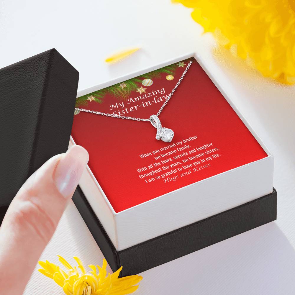 Sentimental Gifts for a Sister in Law, Friends Forever, Bonus Sister, Sister in Law Birthday Gift, Unbiological Sister, Christmas Gift 108xa