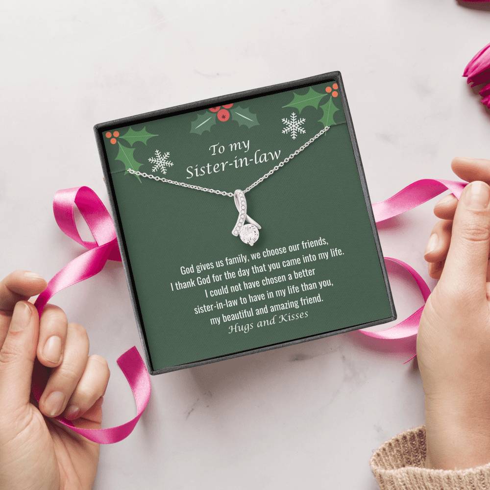 Sentimental Gifts for Sister in Law, Bonus Sister, Sister in Law Birthday Gift, Christmas Gift 109xa