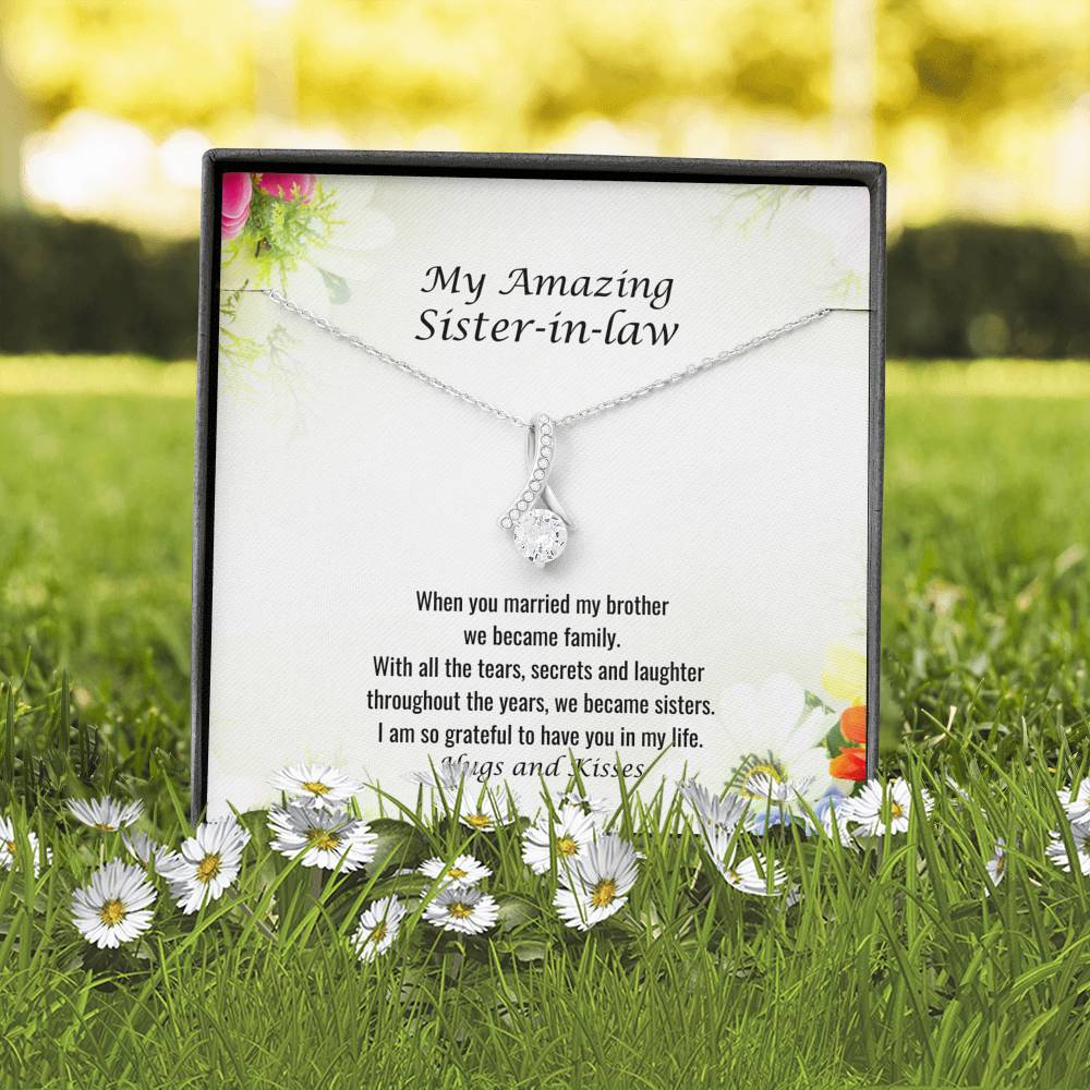 Sister in Law Sentimental Gift, Friends Forever, Bonus Sister, Sister in Law Birthday Gift, Soul Sister, Unbiological Sister 108a