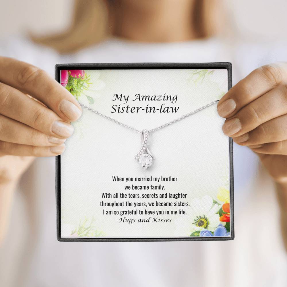 Sister in Law Sentimental Gift, Friends Forever, Bonus Sister, Sister in Law Birthday Gift, Soul Sister, Unbiological Sister 108a