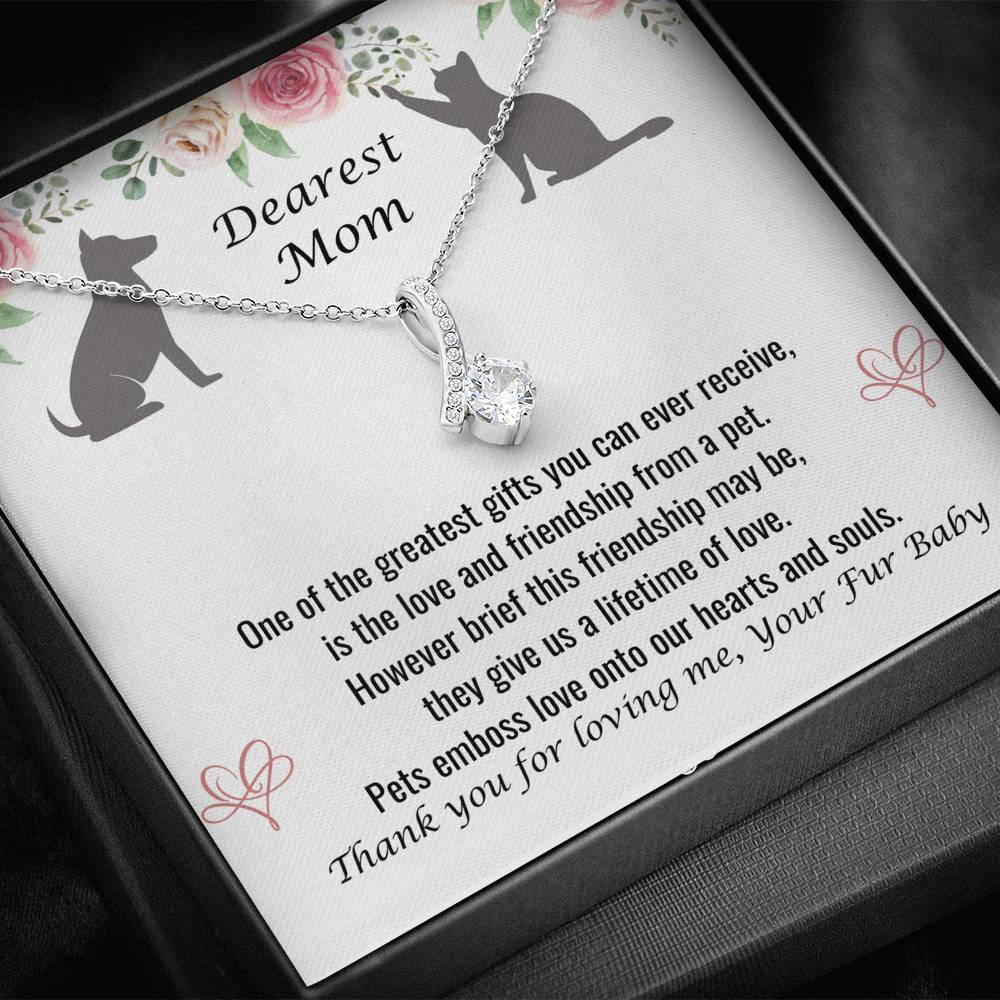 Condolence and Remembrance Gift for a Pet Loss, Bereavement Gift, Memorial Jewelry, Death of a Pet Sympathy Gift 105a