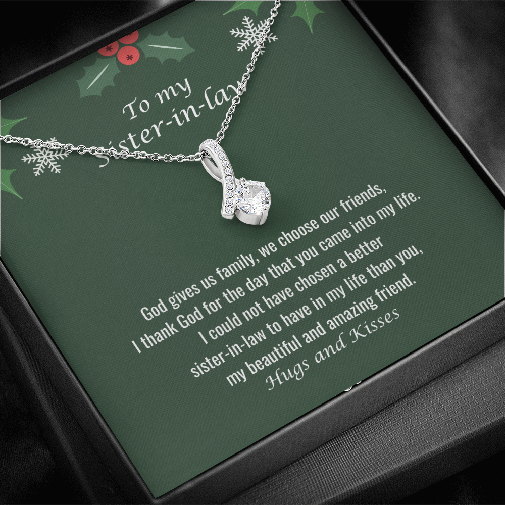Sentimental Gifts for Sister in Law, Bonus Sister, Sister in Law Birthday Gift, Christmas Gift 109xa