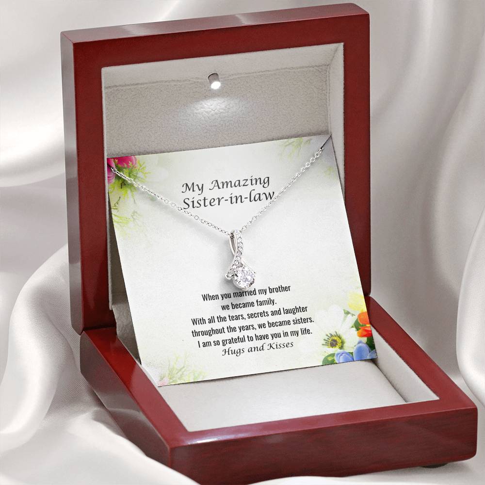 Sister in Law Sentimental Gift, Friends Forever, Bonus Sister, Sister in Law Birthday Gift, Soul Sister, Unbiological Sister 108a