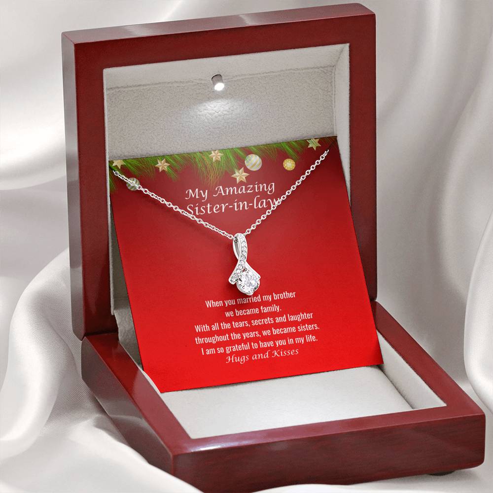 Sentimental Gifts for a Sister in Law, Friends Forever, Bonus Sister, Sister in Law Birthday Gift, Unbiological Sister, Christmas Gift 108xa