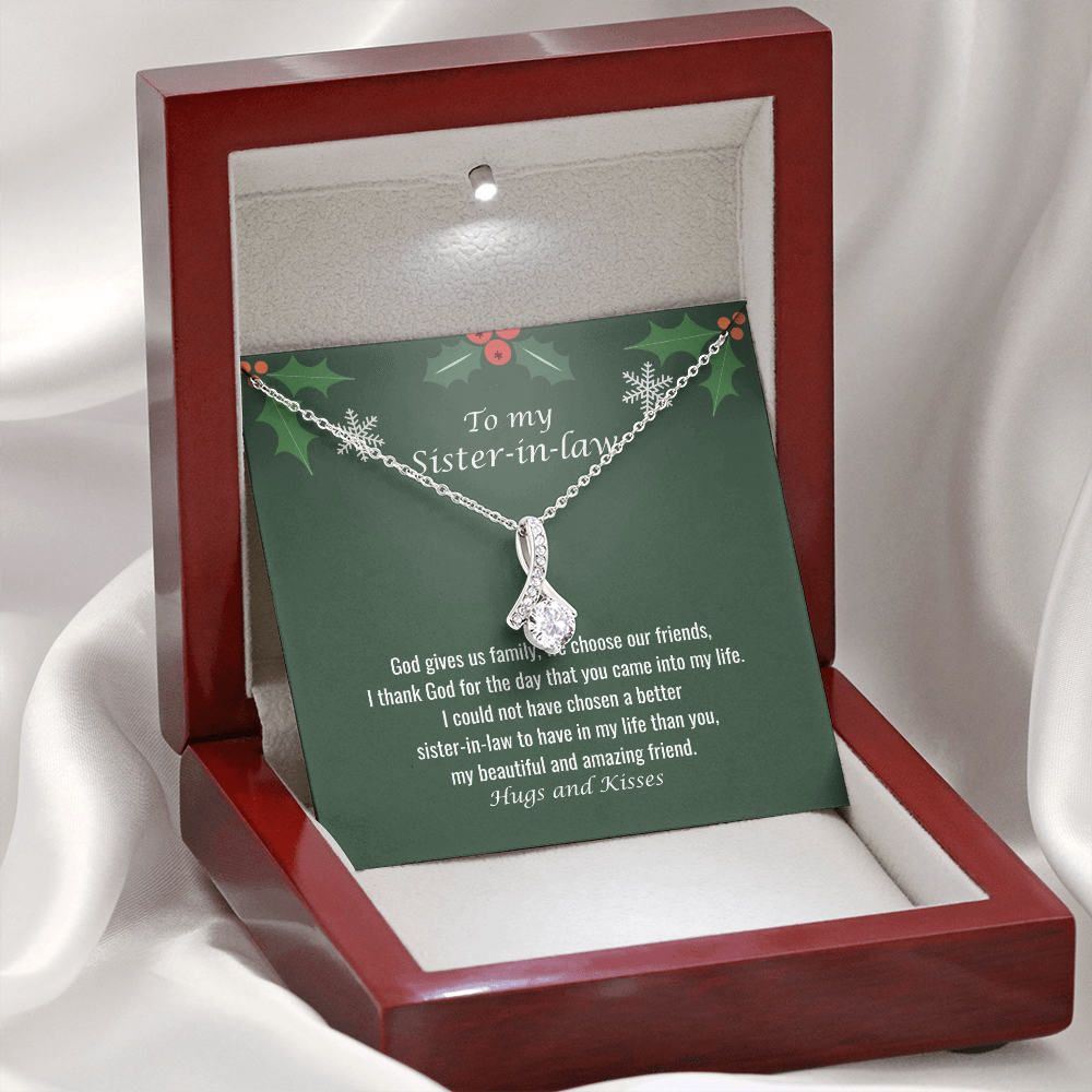 Sentimental Gifts for Sister in Law, Bonus Sister, Sister in Law Birthday Gift, Christmas Gift 109xa